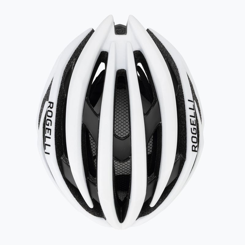 Cască de bicicletă Rogelli Tecta white/black 6