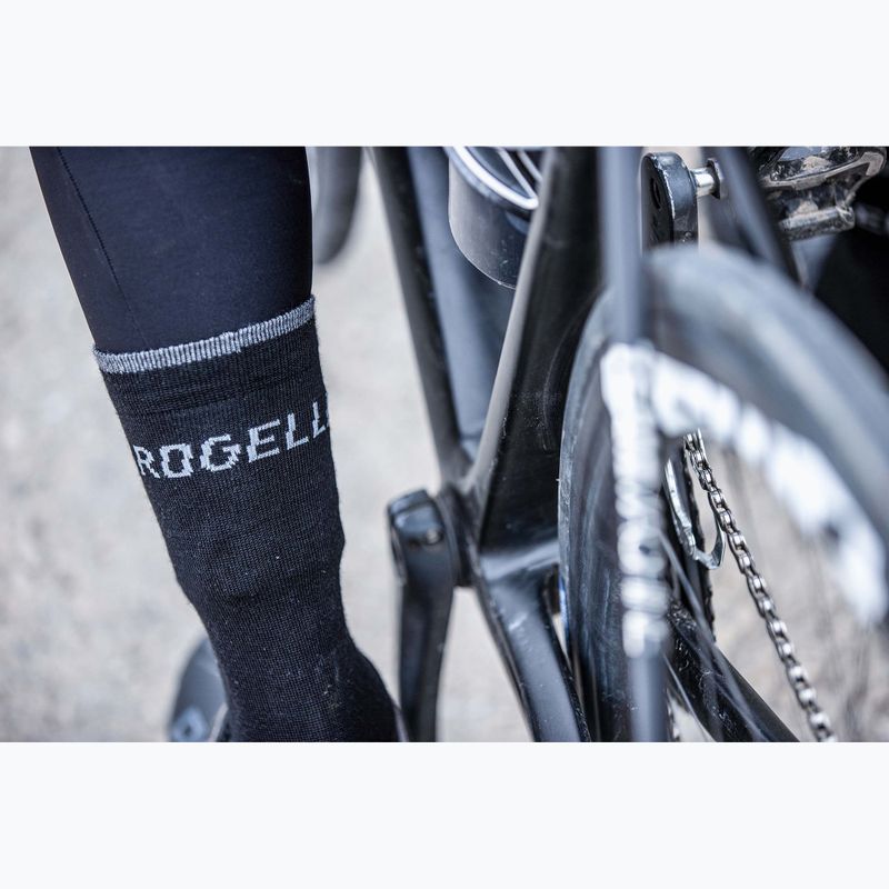 Șosete de ciclism Rogelli Wool Wintersocks black    Noutate