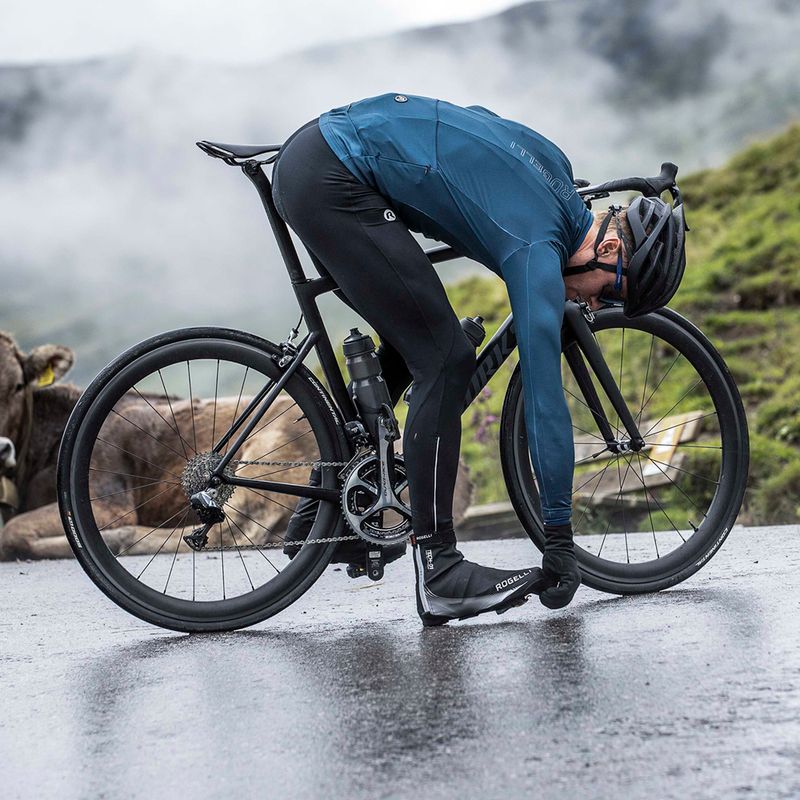 Apărători pentru încălțăminte de ciclism Rogelli Fiandrex black 4