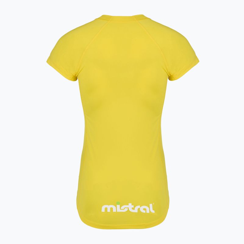 Tricou de înot pentru femei Mistral Miami Lycra yellow 5