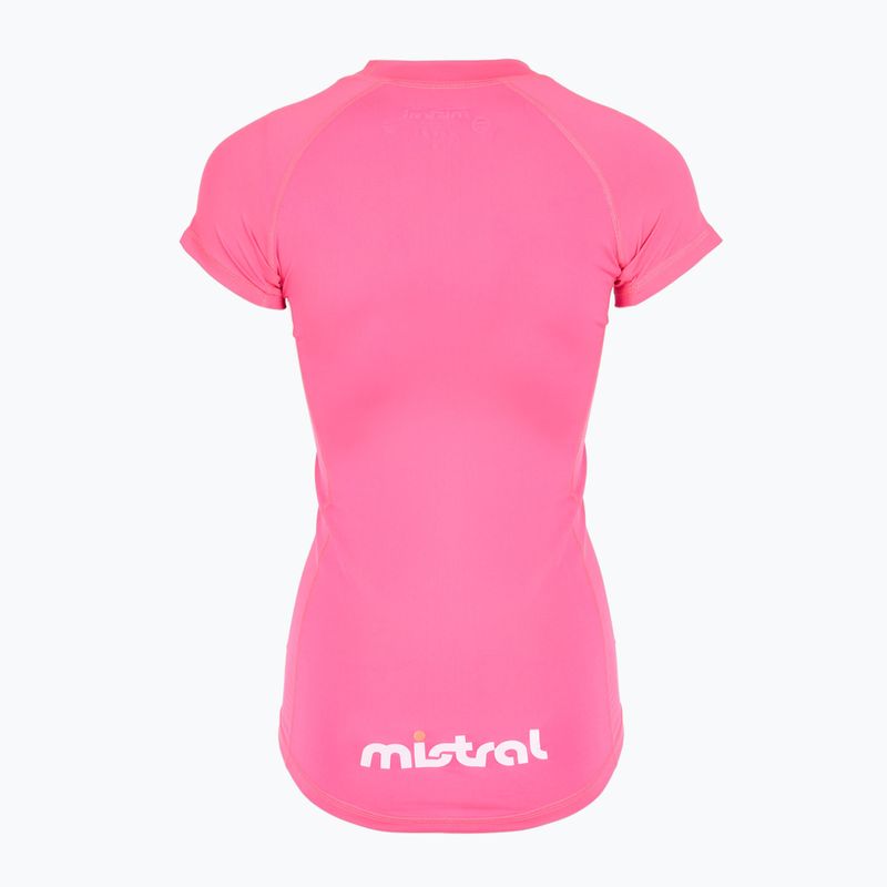 Tricou de înot pentru femei Mistral Miami Lycra pink flour 5