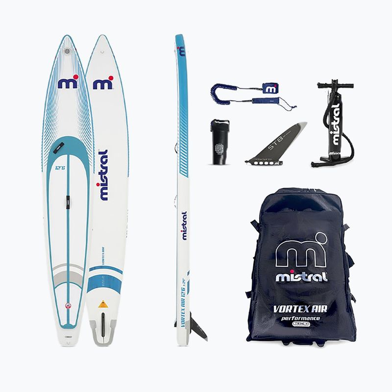 Placă SUP Mistral Vortex Air 12'6" x 24" blue/white