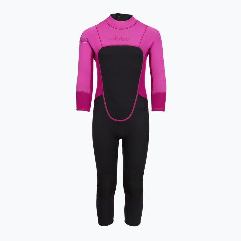 Costum de înot pentru copii Mistral Breeze 76 2,5/2mm Kids Suit black/pink 2