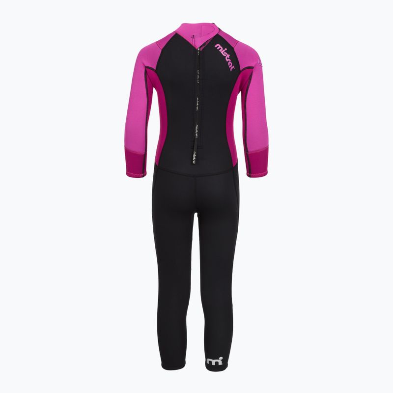 Costum de înot pentru copii Mistral Breeze 76 2,5/2mm Kids Suit black/pink 3