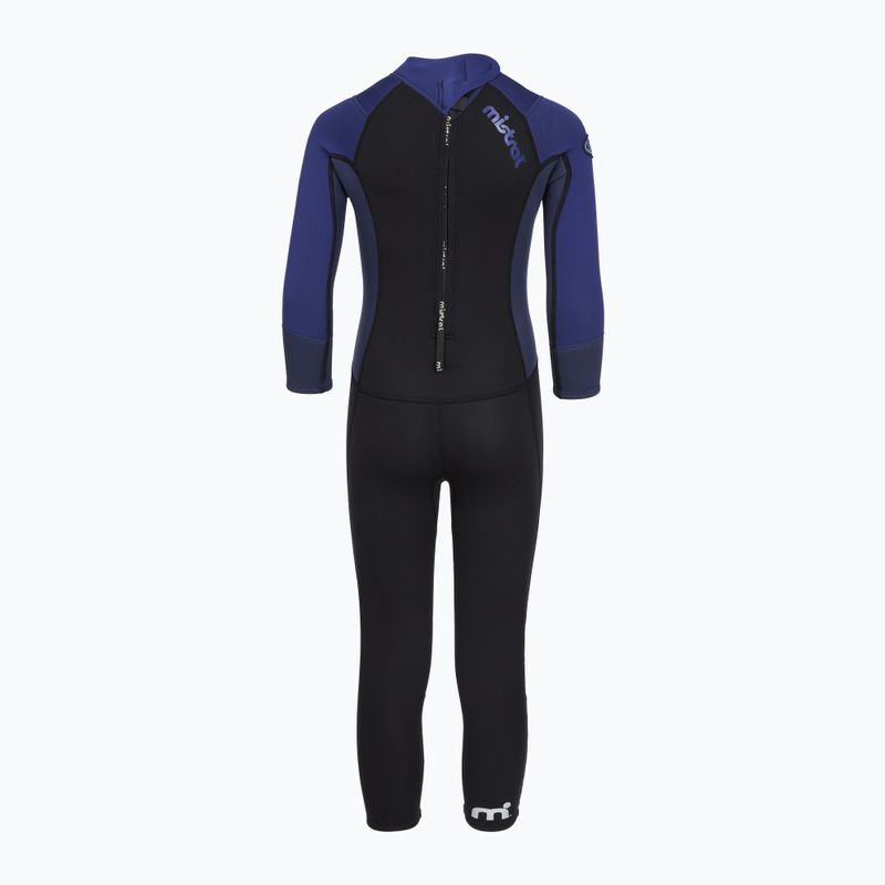Costum de înot pentru copii Mistral Breeze 76 2,5/2mm Kids Suit black/blue 3