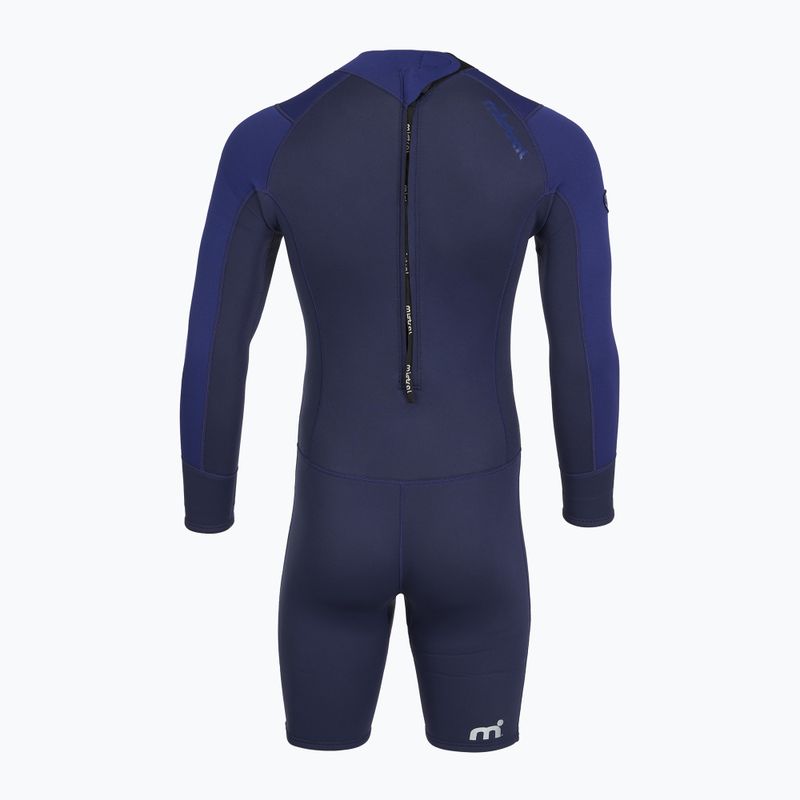 Costum de înot pentru bărbați Mistral Breeze 76 2,5/2mm Shorty blue 3
