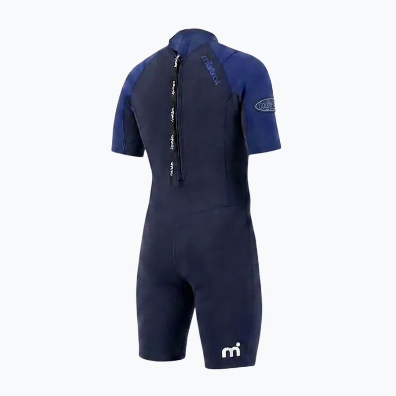 Costum de înot pentru bărbați Mistral Breeze 76 2,5/2mm Shorty blue 2