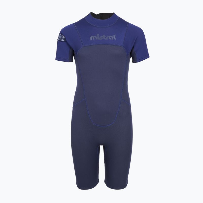 Costum de înot pentru copii Mistral Breeze 76 2,5/2mm Kids Shorty blue 2