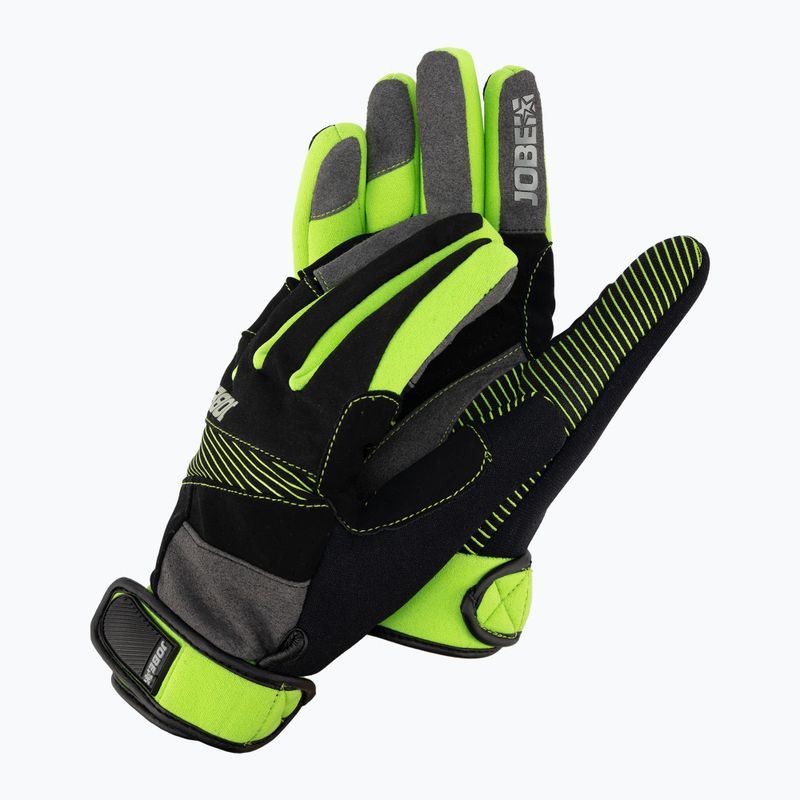 JOBE Suction mănuși de wakeboarding pentru bărbați negru și verde 340021001