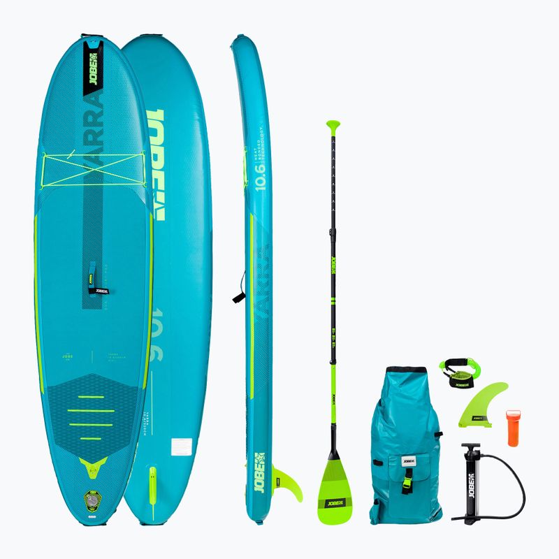 Planșă de SUP Jobe Aero 10.6 Inflatable Yarra SUP Pachet verde 486421002-PCS.