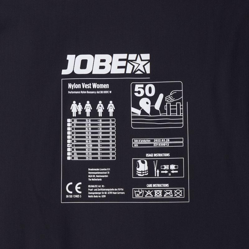 JOBE Vestă de salvare din nailon gri-verde 244821001 5
