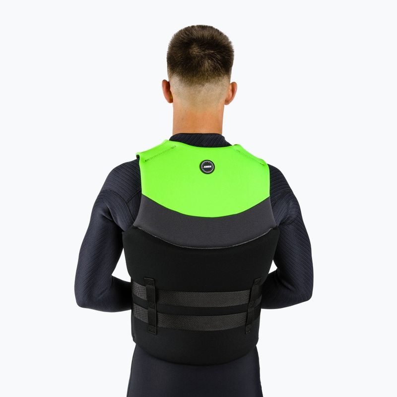 Vesta de asigurare pentru bărbați JOBE Neopren negru și verde 244922004 3