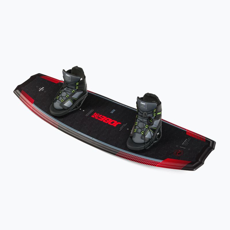JOBE Wakeboard Logo Wakeboard 138 și set de legături negru/roșu 278822008