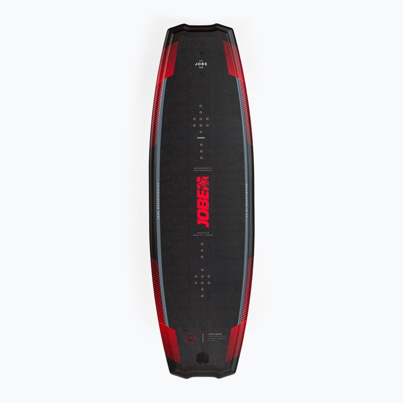 JOBE Wakeboard Logo Wakeboard 138 și set de legături negru/roșu 278822008 2