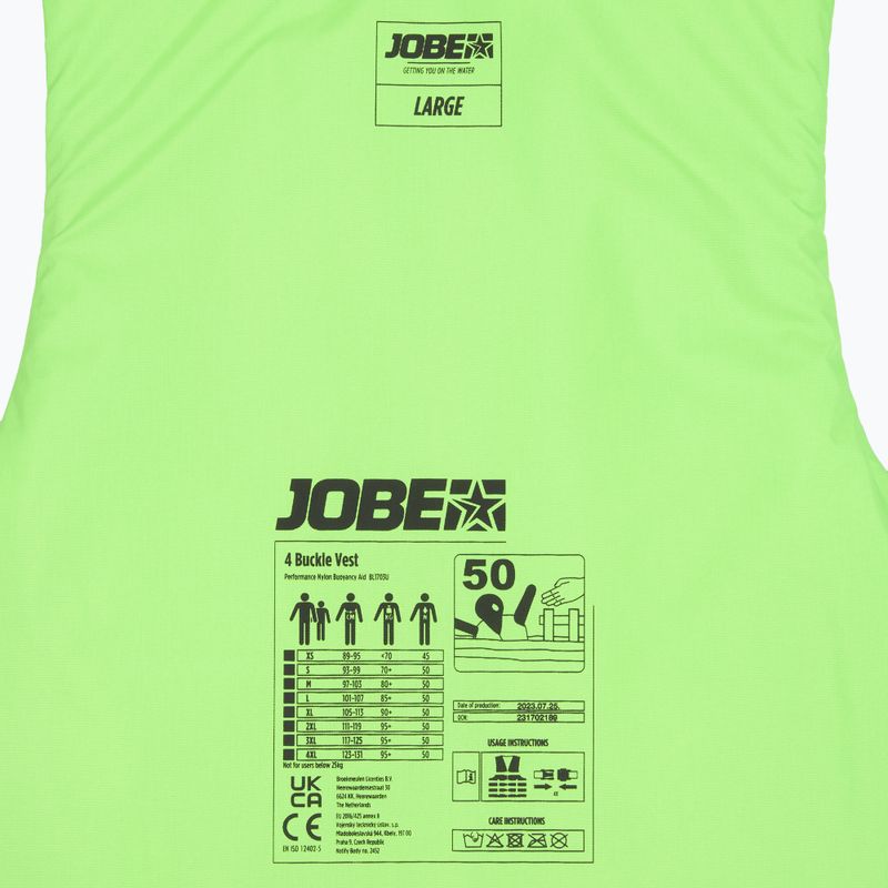 Vestă de siguranță JOBE 4 Buckle lime 5