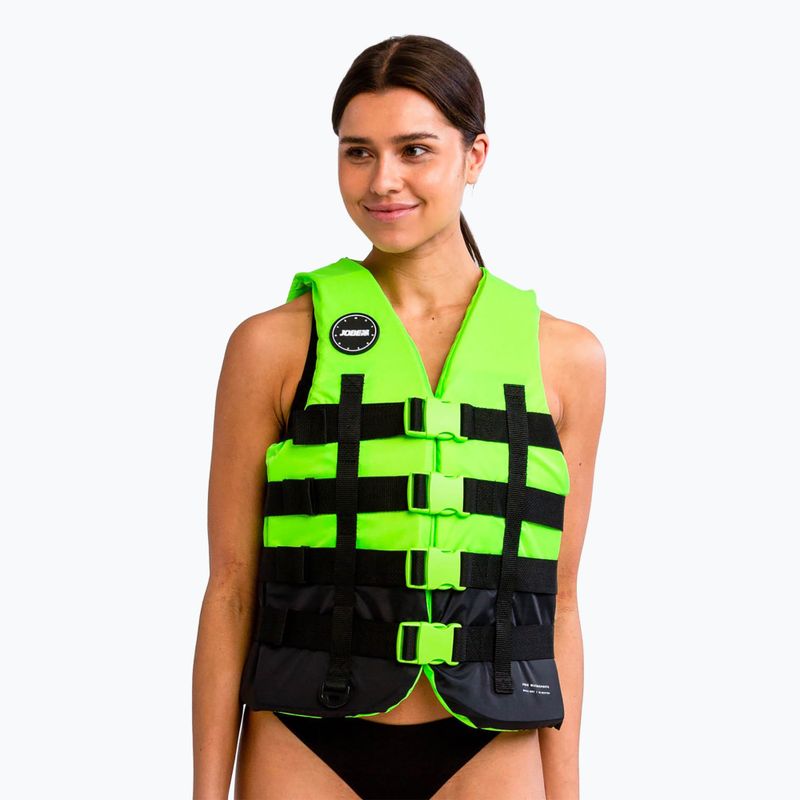 Vestă de siguranță JOBE 4 Buckle lime