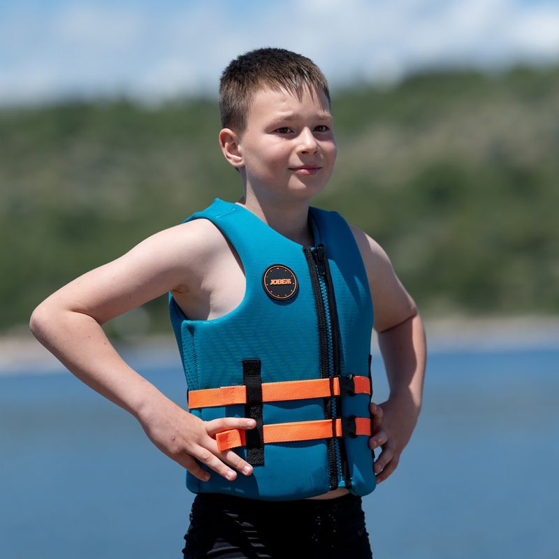 Vestă de siguranță pentru copii JOBE Neoprene Vest Jr teal 9