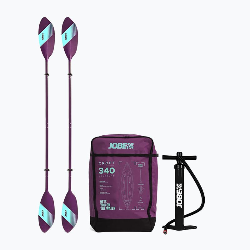 Caiac gonflabil 2-persoane JOBE Croft Inflatable Kayak Package 340 cm sunset purple 12