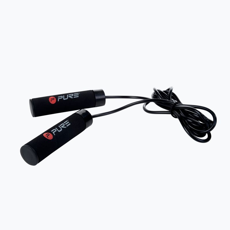 Pure2Improve Weighted Jumprope negru 2168 2