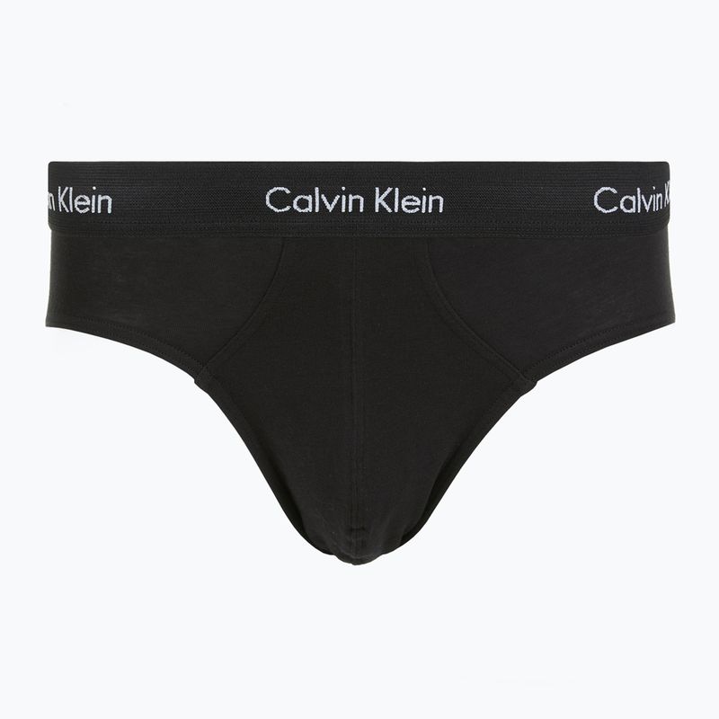 Slipuri pentru bărbați Calvin Klein 0000U2661G Hip Brief 3 perechi black body 2
