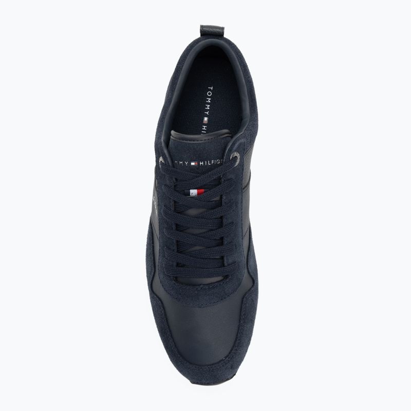 Încălțăminte pentru bărbați Tommy Hilfiger Iconic Leather Suede Mix Runner midnight 5