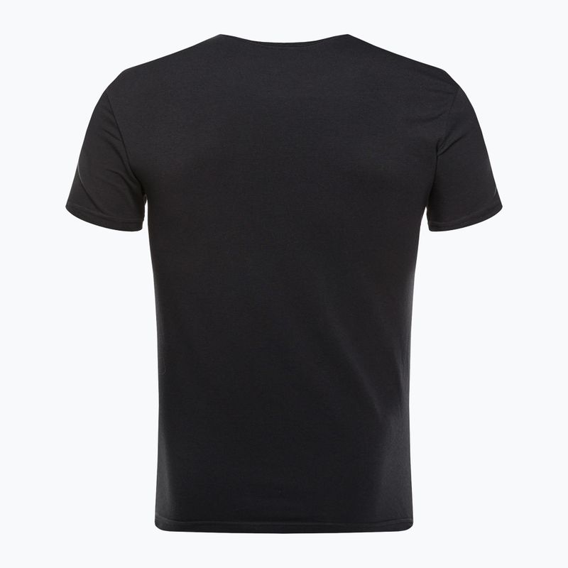 Tricou de antrenament pentru bărbați Nike Everyday Cotton Stretch Crew Neck SS 2Pk 100 negru 2