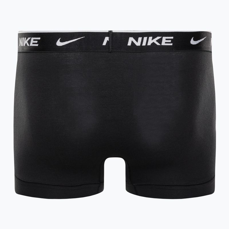 Boxeri pentru bărbați Nike Everyday Cotton Stretch Trunk 3Pk UB1 negru 3