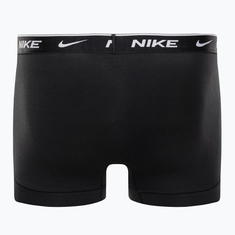 Boxeri pentru bărbați Nike Everyday Cotton Stretch Trunk 2Pk IEV negru 2