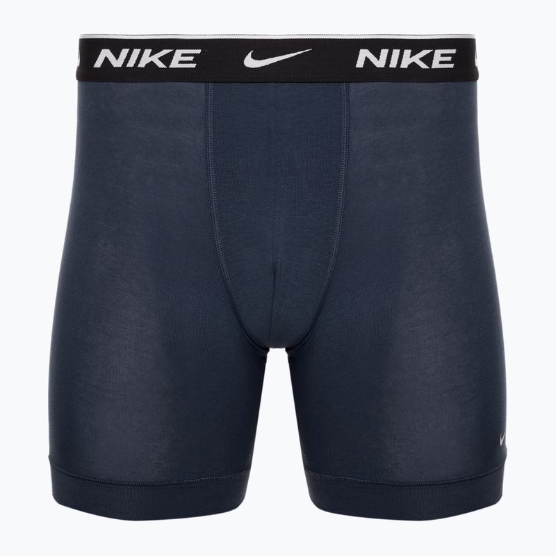 Boxeri pentru bărbați Nike Everyday Cotton Stretch 3 pary obsidian/game royal/black 2