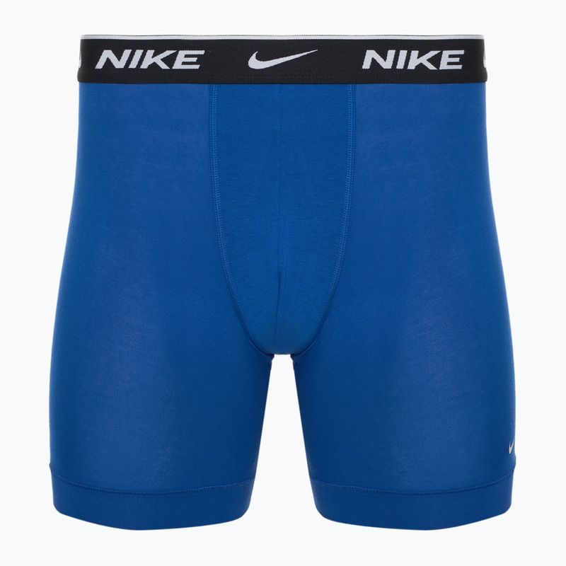 Boxeri pentru bărbați Nike Everyday Cotton Stretch 3 pary obsidian/game royal/black 3