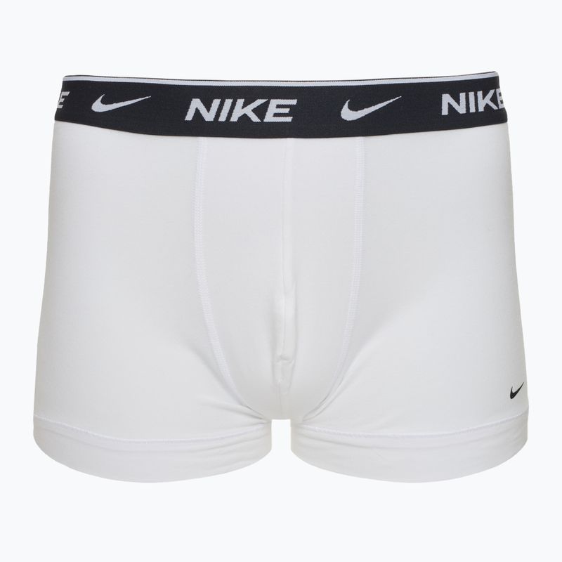 Boxeri pentru bărbație Nike Everyday Cotton Stretch Trunk 3 perechi  white/grey heather/black 4