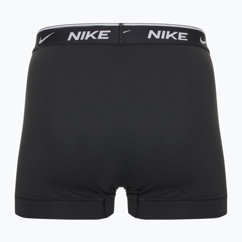 Boxeri pentru bărbație Nike Everyday Cotton Stretch Trunk 3 perechi  white/grey heather/black 5