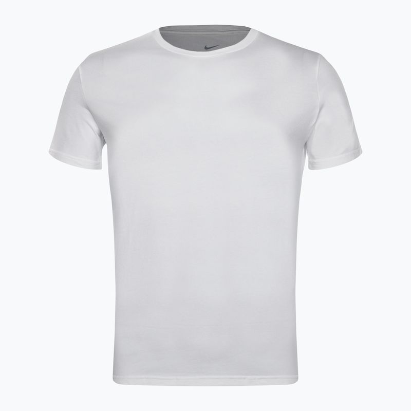 Tricou de antrenament pentru bărbați Nike Everyday Cotton Stretch Crew Neck SS 2Pk 100 alb