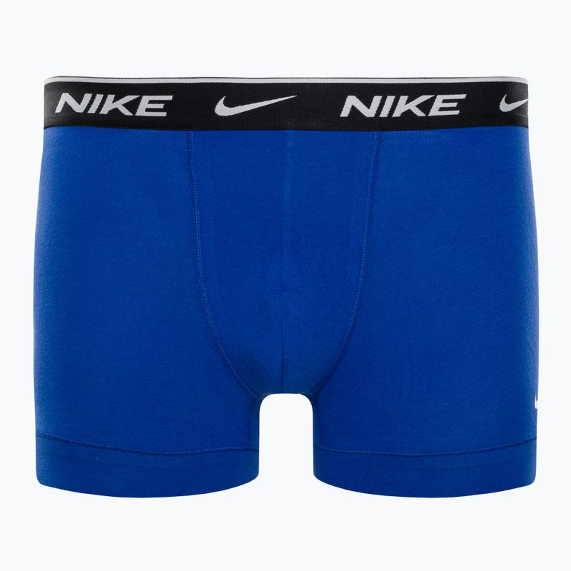 Boxeri pentru bărbați Nike Everyday Cotton Stretch Trunk 2Pk IEV obsidian/game royal 2