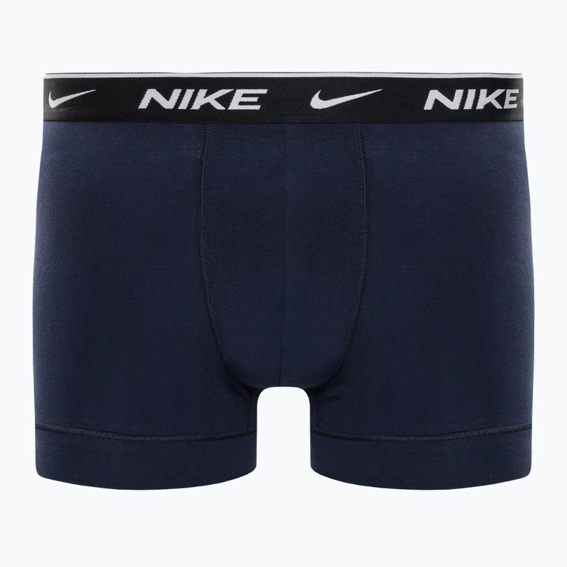 Boxeri pentru bărbați Nike Everyday Cotton Stretch Trunk 2Pk IEV obsidian/game royal 5