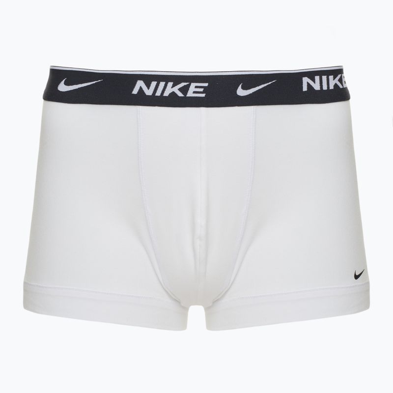 Boxeri pentru bărbați Nike Everyday Cotton Stretch Trunk 3 perechi  white 2