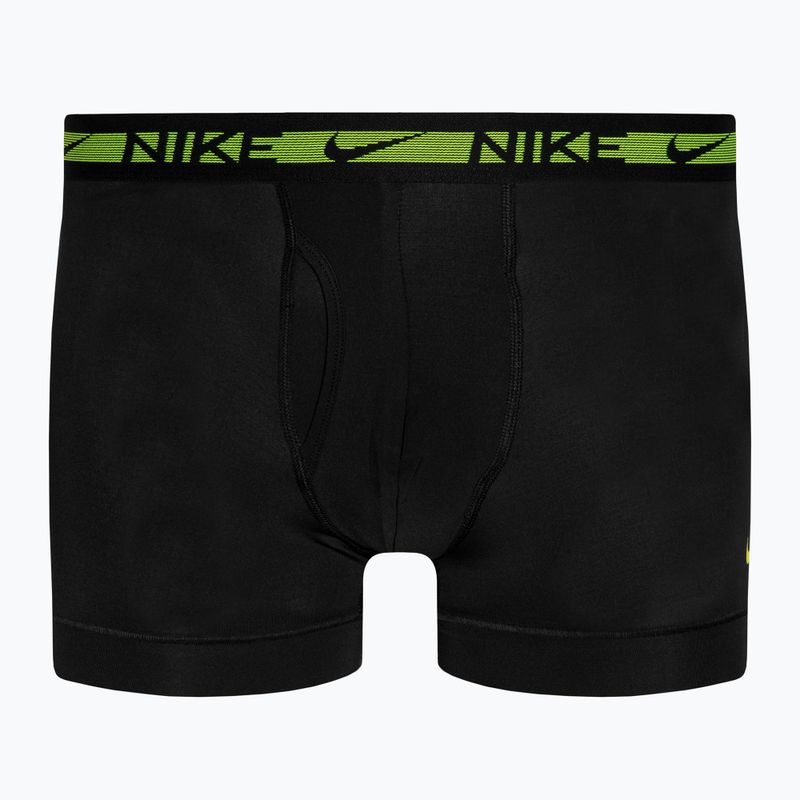 Boxeri pentru bărbați Nike Dri-FIT Ultra Stretch Micro Trunk 3 pary black/volt/blue/red 2