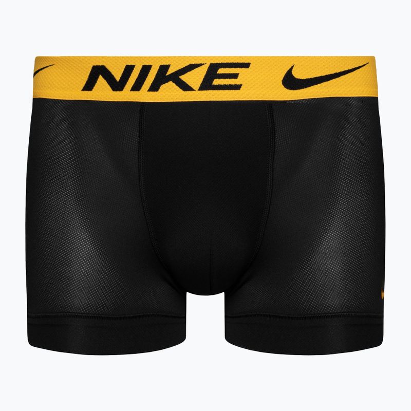 Boxeri pentru bărbați Nike Dri-FIT Cotton Trunk 3 pary fuxia/yellow/turquoise 2