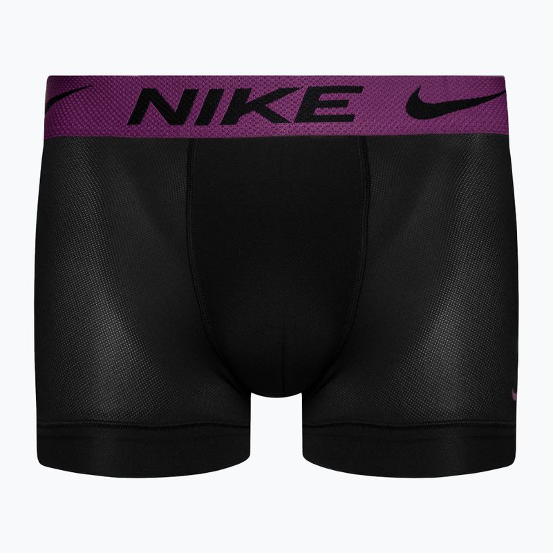 Boxeri pentru bărbați Nike Dri-FIT Cotton Trunk 3 pary fuxia/yellow/turquoise 4