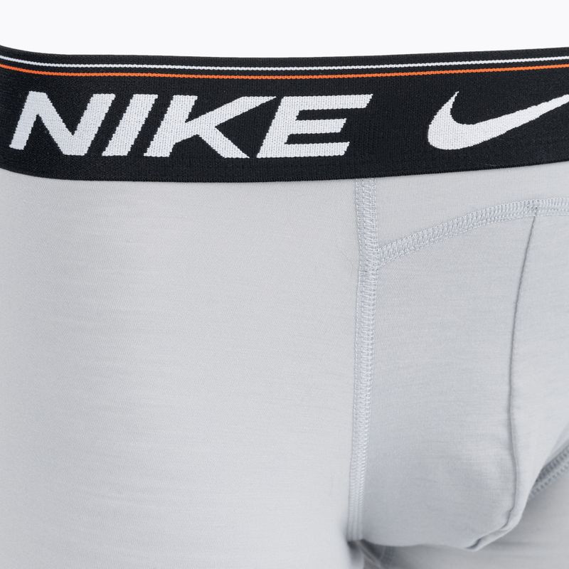 Boxeri pentru bărbați Nike Dri-FIT Ultra Comfort Trunk 3 pary grey/orange 4