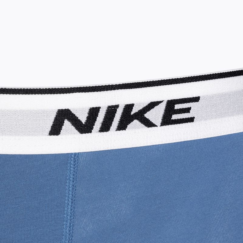 Boxeri pentru bărbați Nike Everyday Cotton Stretch Trunk 3 pary star blue/wolf grey/black white 5