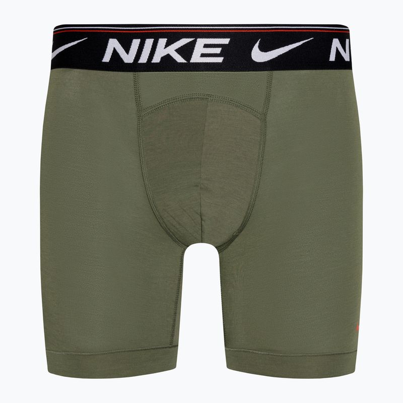 Boxeri pentru bărbați Nike Dri-FIT Ultra Comfort Brief 3 pary cool grey/medium olive/black 6