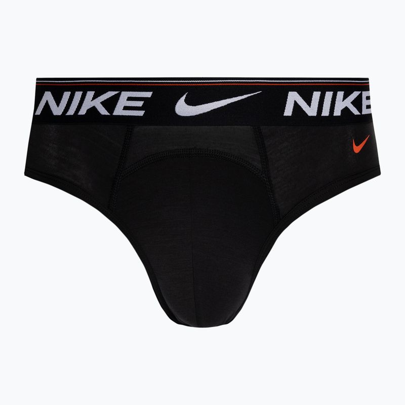 Slipuri pentru bărbați Nike Dri-Fit Hip Logo Brief 3 pary black/black/black 2