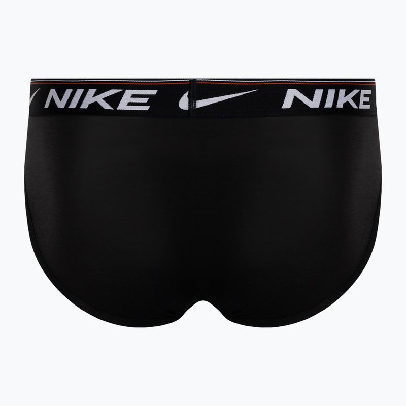 Slipuri pentru bărbați Nike Dri-Fit Hip Logo Brief 3 pary black/black/black 3