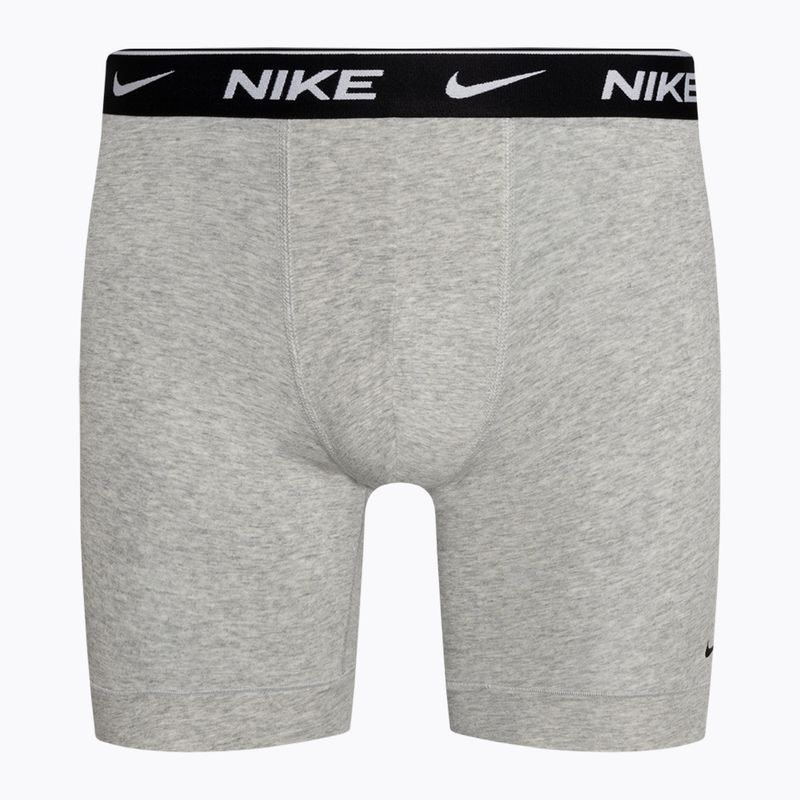 Boxeri pentru bărbați Nike Everyday Cotton Stretch Boxer Brief 3 pary pear/heather grey/black 3