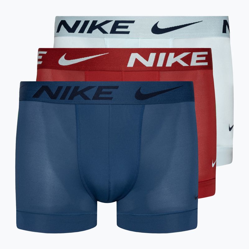 Boxeri pentru bărbați Nike Dri-Fit Essential Micro Trunk 3 pary blue/red/white