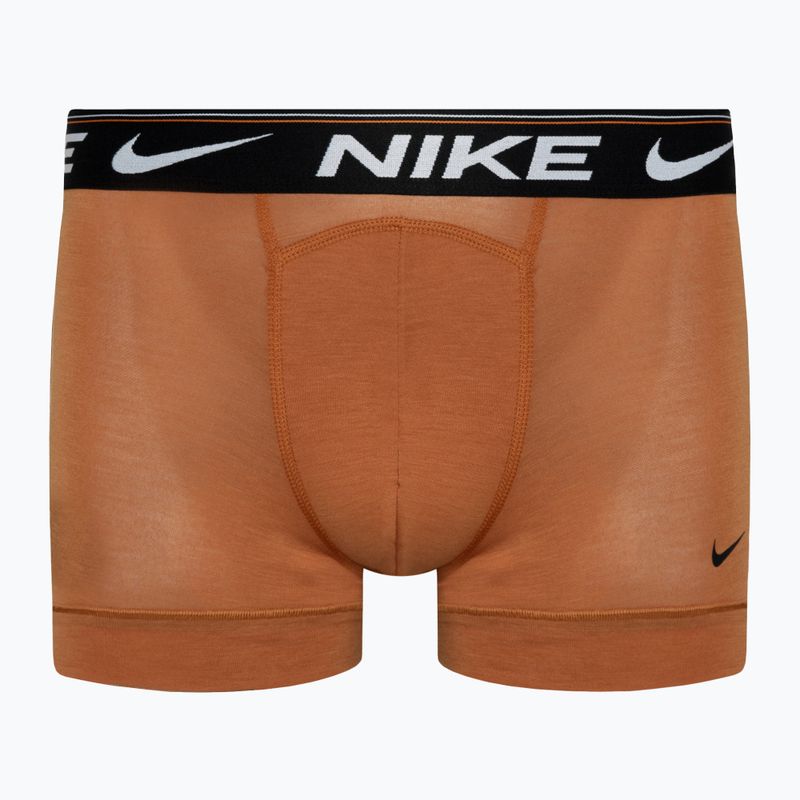 Boxeri pentru bărbați Nike Dri-FIT Ultra Comfort Trunk 3 pary turquoise/black/orange 3