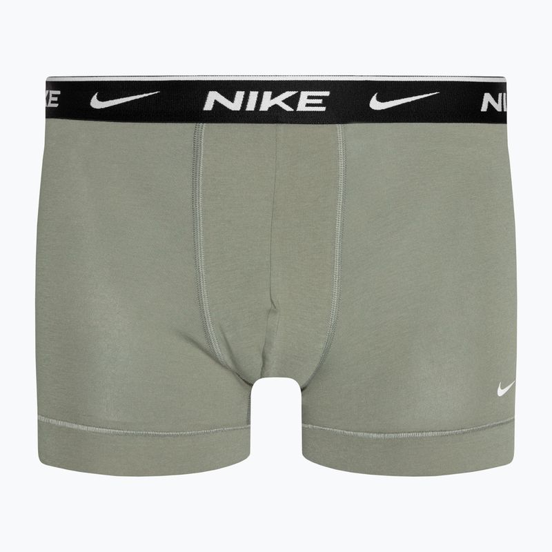 Boxeri pentru bărbați Nike Everyday Cotton Stretch Trunk 3 pary aquarius blue lg print/grey/uni red 7