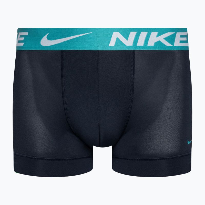 Boxeri pentru bărbați Nike Dri-Fit Essential Micro Trunk 3 pary blue/navy/green 2