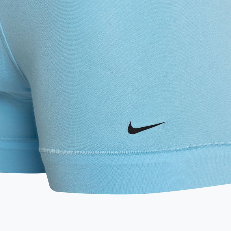 Boxeri pentru bărbați Nike Everyday Cotton Stretch Trunk 3 pary red/aquarius blue/stadium green 6